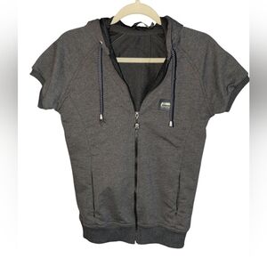 Philipp Plein women's short sleeve full zip hoody